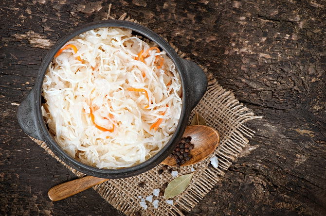 Квашеная капуста с медом