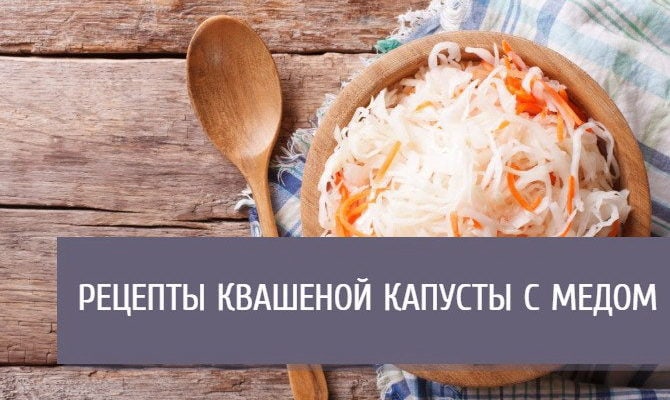 Рецепты квашеной капусты с медом