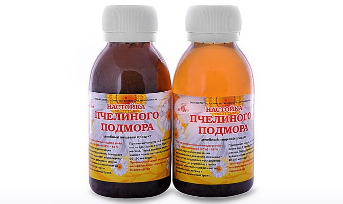 Настойка пчелиного подмора