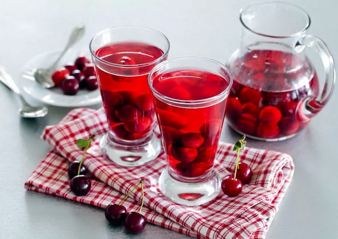 Вишневый морс с медом